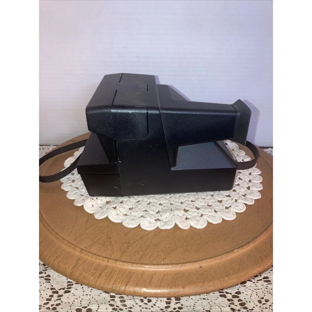 Polaroid Camera Spirit One Step 600 Land Black Instant Rainbow Stripe - UNTESTED